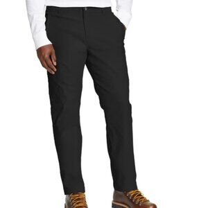 Eddie Bauer Men's Fleece Lined Pant UPF 50+ Black Size 38x30